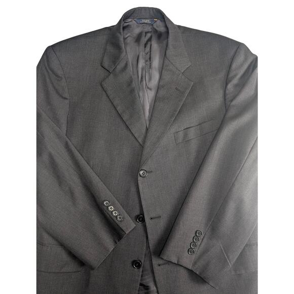 Brooks Brothers Men's Wool Sport Blazer Coat Gray 3 Button Classic Size 44R USA‎ - Picture 1 of 9